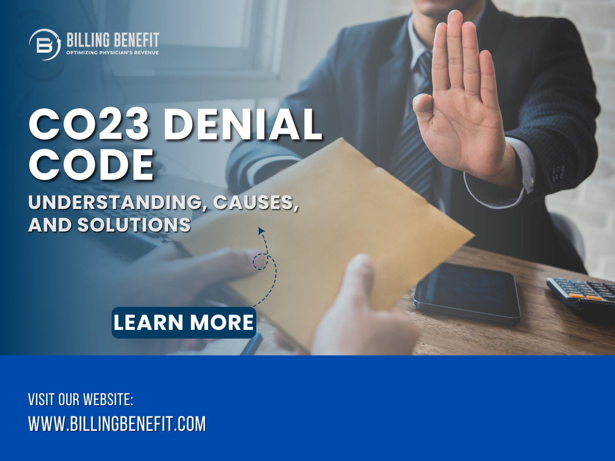 CO23 Denial Code Description for Healthcare Claims