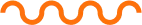 Orange wavy line divider