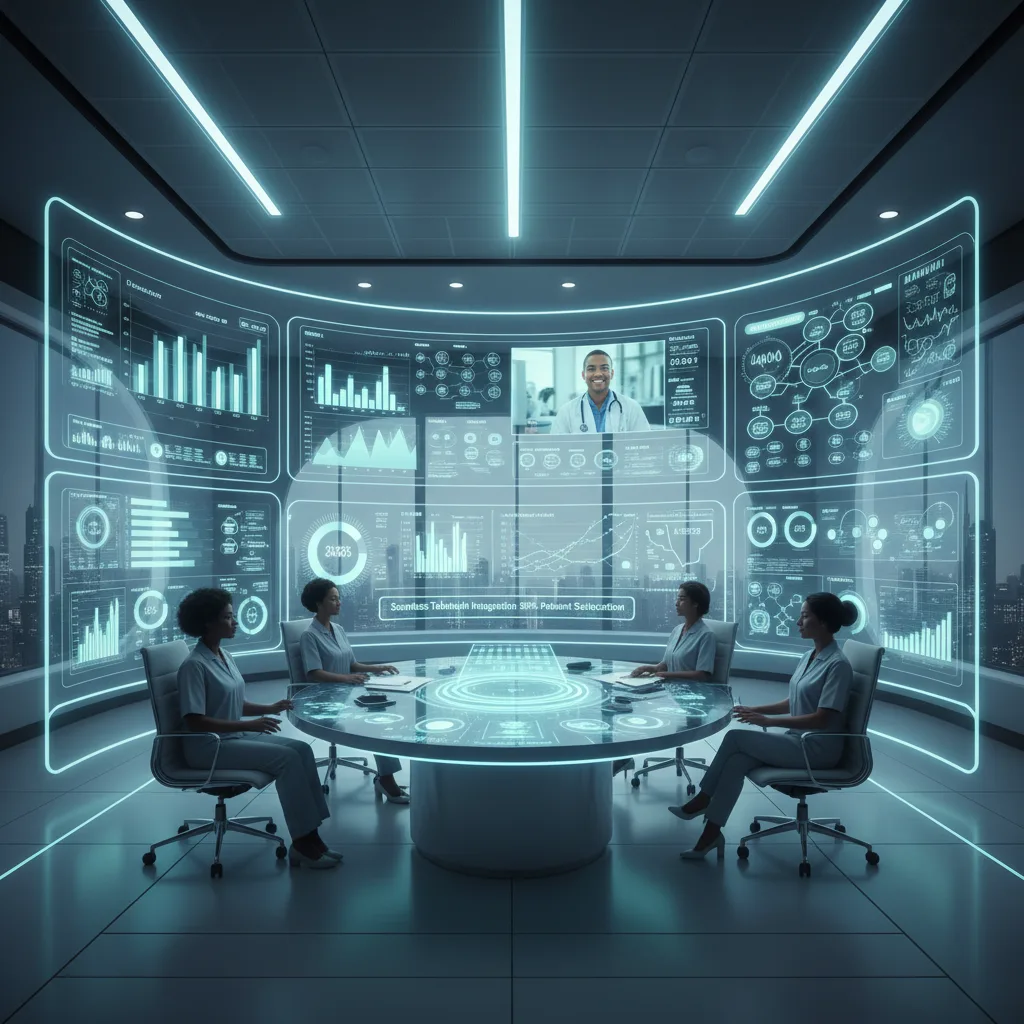 Billing team working at computers in a modern office