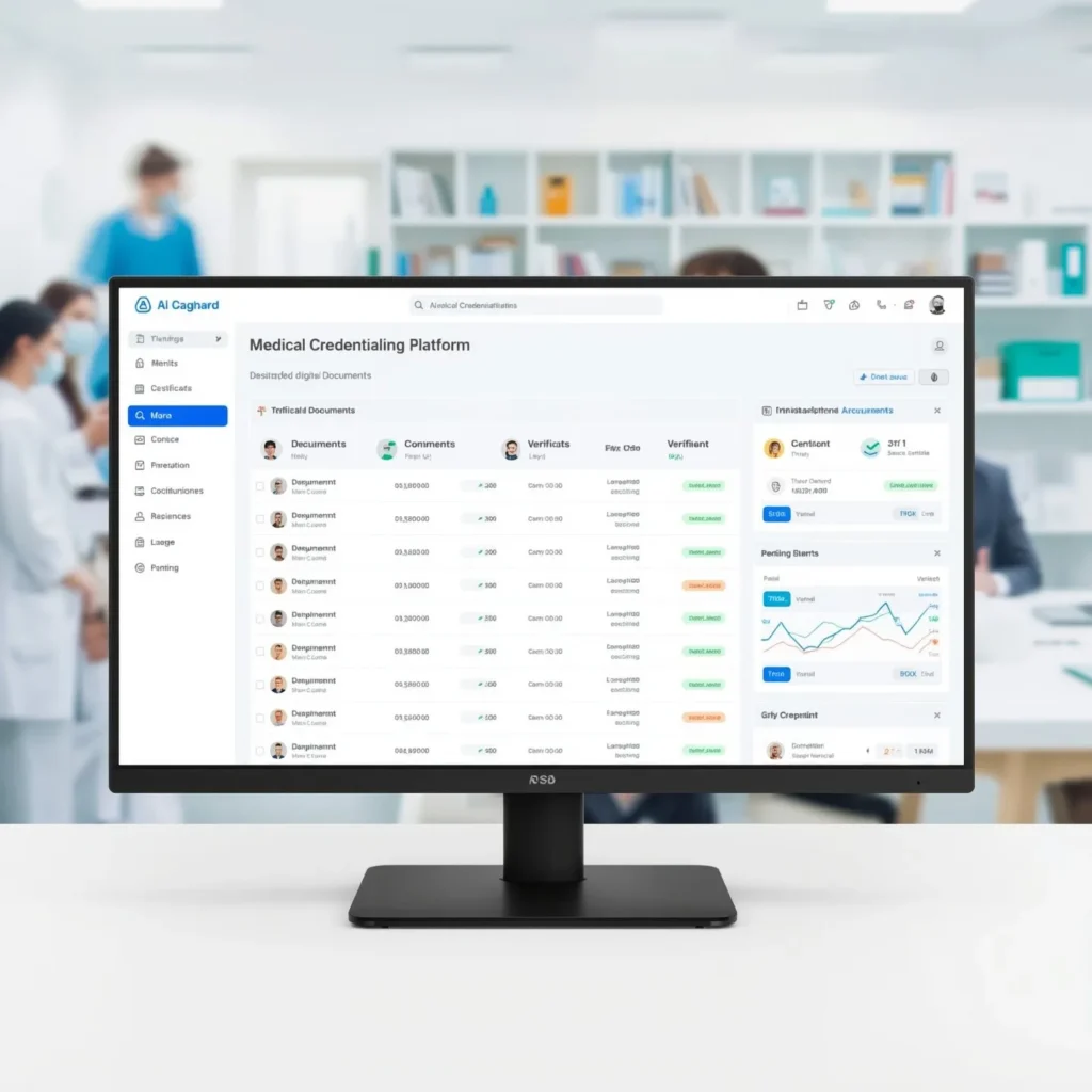 medical credentialing 2025 automated dashboard example
