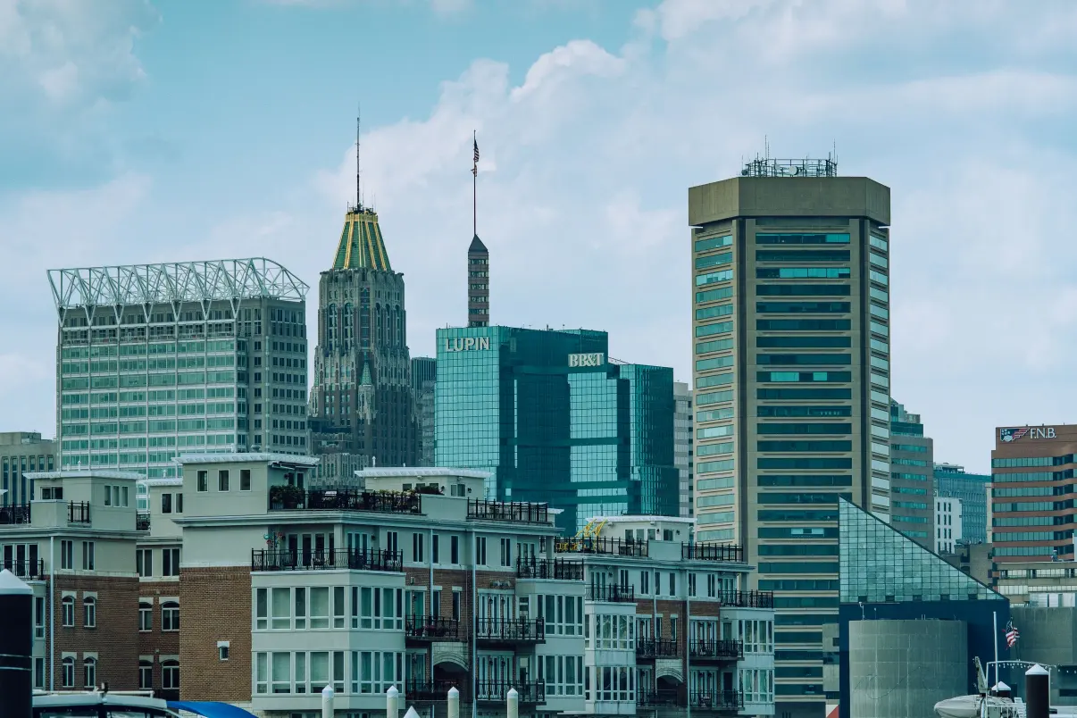 Downtown Baltimore, Maryland skyline